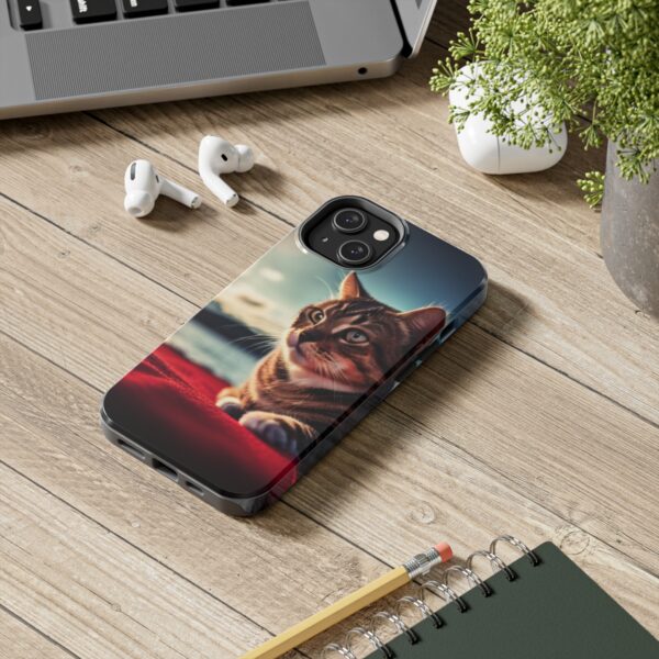 Stylish Cat Lover's iPhone Case - Cute Feline Design for iPhone [IPhone14] (all IPhone cases) - Image 2